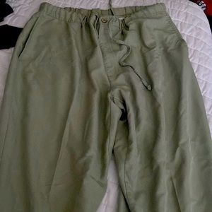 Green Baggy Pants